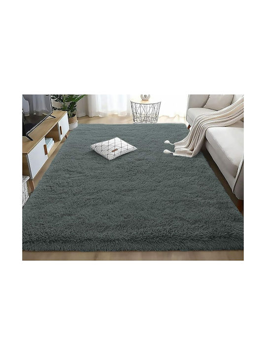 Rug Rectangular Grey