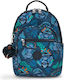 Kipling Seoul School Bag Backpack Junior High-High School Blue 14Liters
