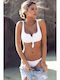 Set Bikini Μπουστάκι με Ενίσχυση Λευκό