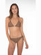 Set Bikini Τριγωνάκι Καφέ