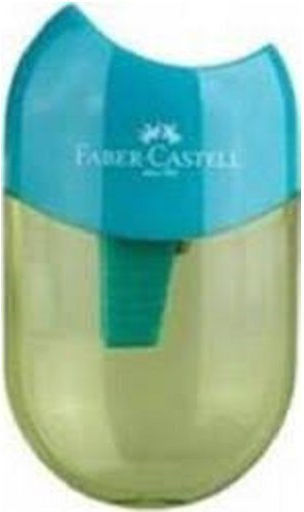 Faber-Castell Mini Pastel Ascuțitoare Turcoaz Butoiaș 1buc