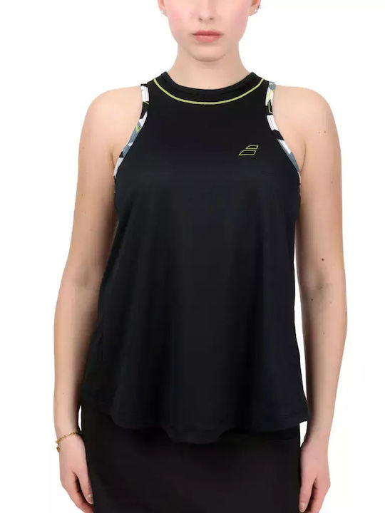 Babolat Damen Sportliches Bluse Ärmellos Schwarz