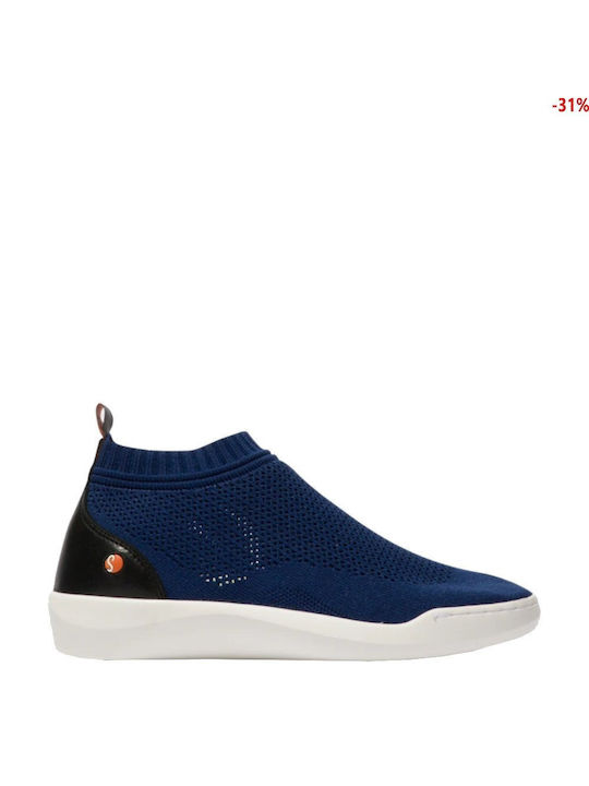 Softinos Slip-on-uri pentru femei Albastru