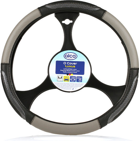 Alca Auto-Lenkradabdeckung mit Durchmesser 37-39cm Gray