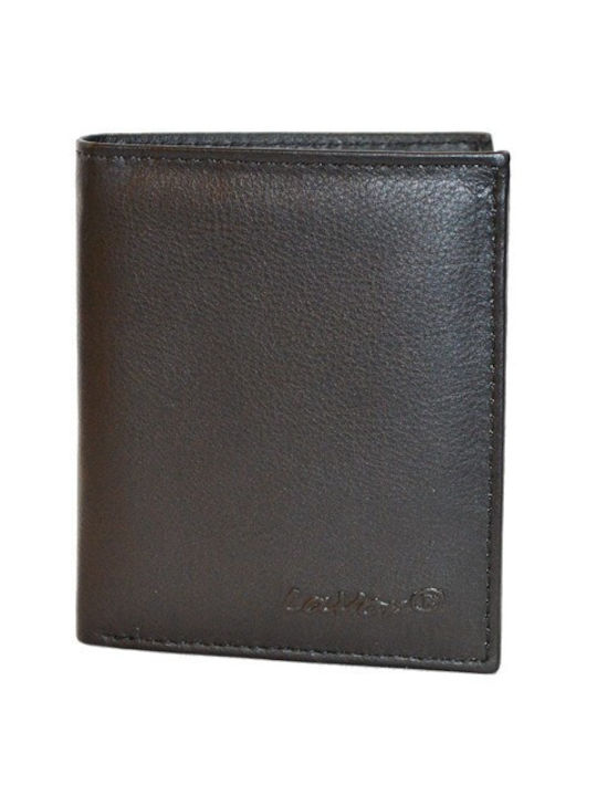 Lavor Men's Leather Wallet with RFID Black Lavor logo