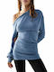 Damen Bluse Blau