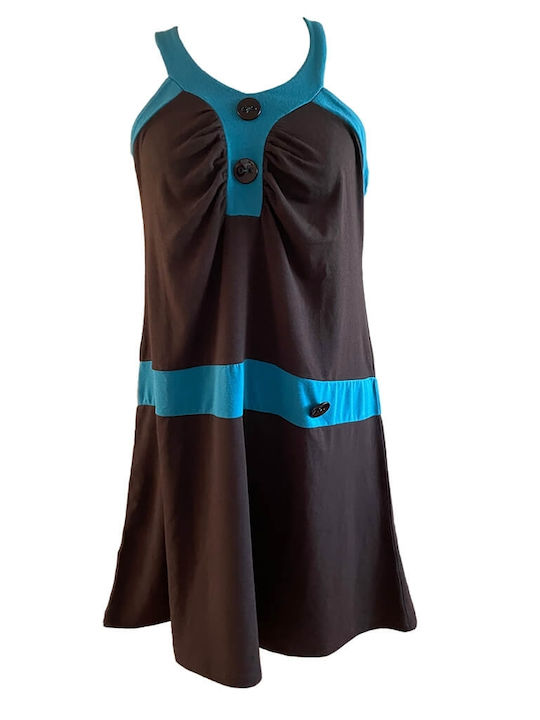 Jeannette Lingerie Γυναικείο Φόρεμα Παραλίας Καφέ