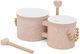 Label Label Holz Bongo Pink