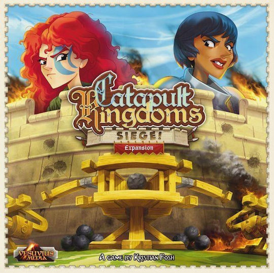 Extensie de Joc Catapult Feud Siege pentru 2 Jucători 14+ Ani (EN) Vesuvius Media