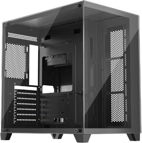 1STPLAYER Megaview MV8-TP Gaming Midi Tower Κουτί Υπολογιστή με Πλαϊνό Παράθυρο Μαύρο