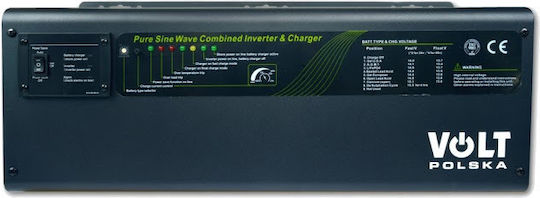 Volt Polska Car Inverter Pure Sinewave 3000W to Converter 12V DC in 230V AC