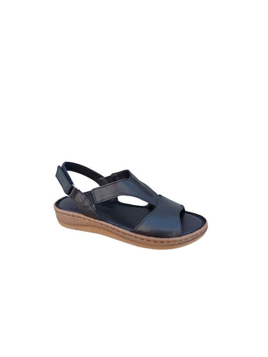 Safe Step Anatomic Leather Women's Sandals Black