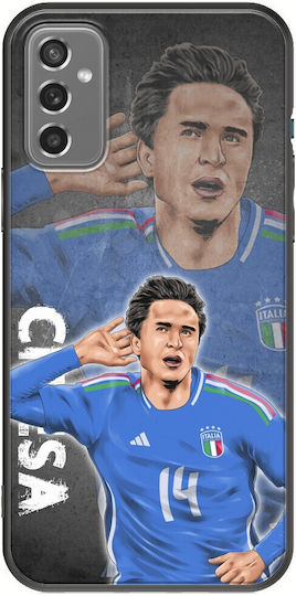 Euro 2024 Federico Chiesa Samsung Galaxy M13 4g Black Tpu Black Silicone