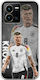 Husă flexibilă din silicon transparent TPU pentru telefonul mobil Vivo Y35 Euro 2024 Toni Kroos