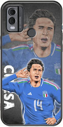 Euro 2024 Federico Chiesa Nokia C22 Black Tpu Μαύρη Σιλικόνη Euro 2024 Federico Chiesa Nokia C22 Black Tpu Μαύρη Σιλικόνη