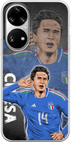 Euro 2024 Federico Chiesa Huawei P50 Pro Flexible Tpu Διάφανη Σιλικόνη