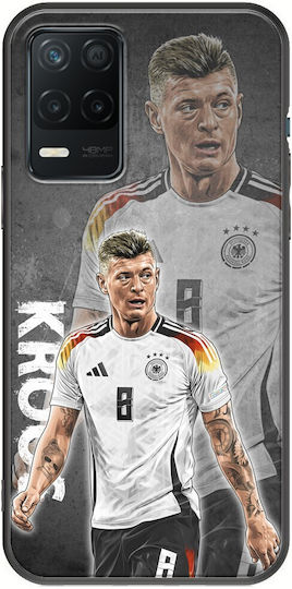 Евро 2024 Toni Kroos Realme 8 5g Черен TPU Черен силикон