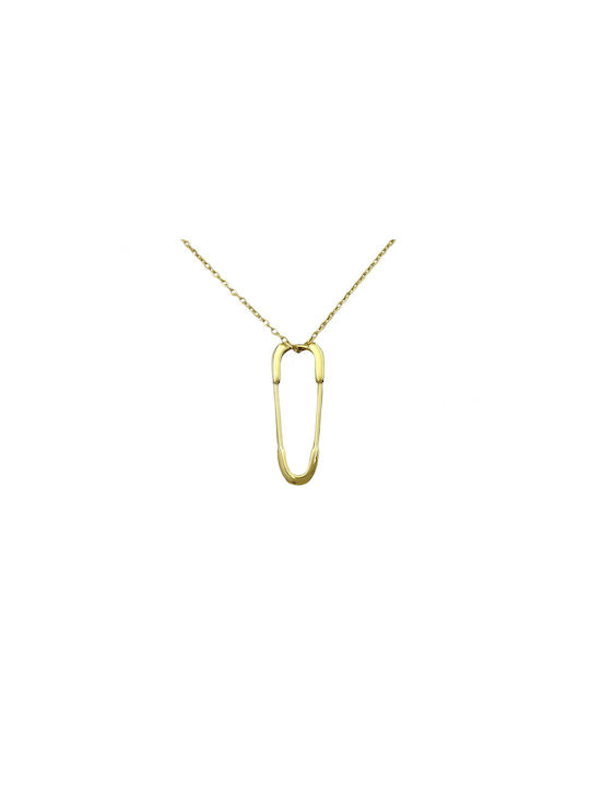 Necklace from Gold Plated Steel