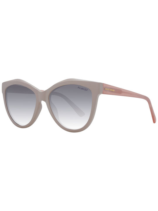 Skechers Sonnenbrillen mit Gray Rahmen und Gray Verlaufsfarbe Linse SE6104 73H