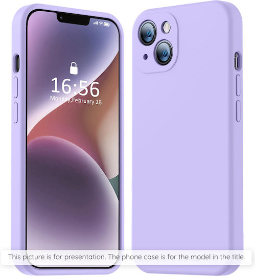 Techsuit Umschlag Rückseite Silikon Lila (Xiaomi Redmi 13C, Poco M6)