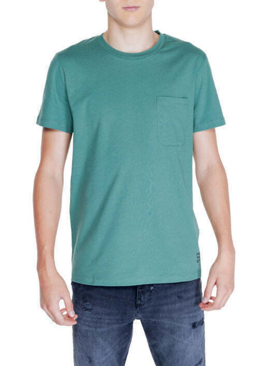 Peuterey Ανδρικό T-shirt Κοντομάνικο Πράσινο