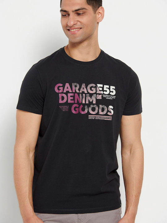 Garage Fifty5 Ανδρικό T-shirt Κοντομάνικο Γκρι