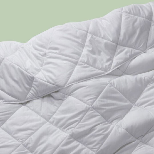 To megalo pazari Coverlet Single from Polyester White 160x240cm