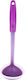 Silicone ladle 29 cm long purple