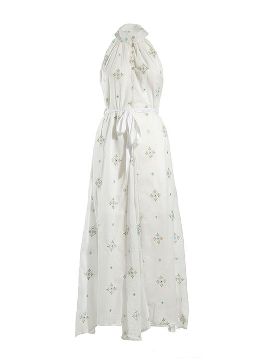 Ble Resort Collection Maxi Kleid Weiß