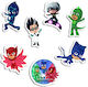 PJ Masks stickers 10cm / 8pcs