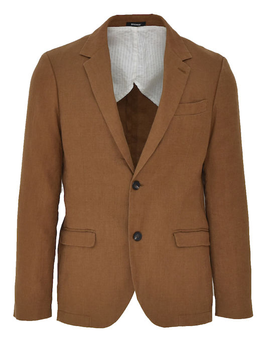 OFFICINA36 JACKET - 1758N FALLA BROWN