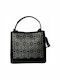 24023 WOMEN'S SHOULDER BAG BLACK BK