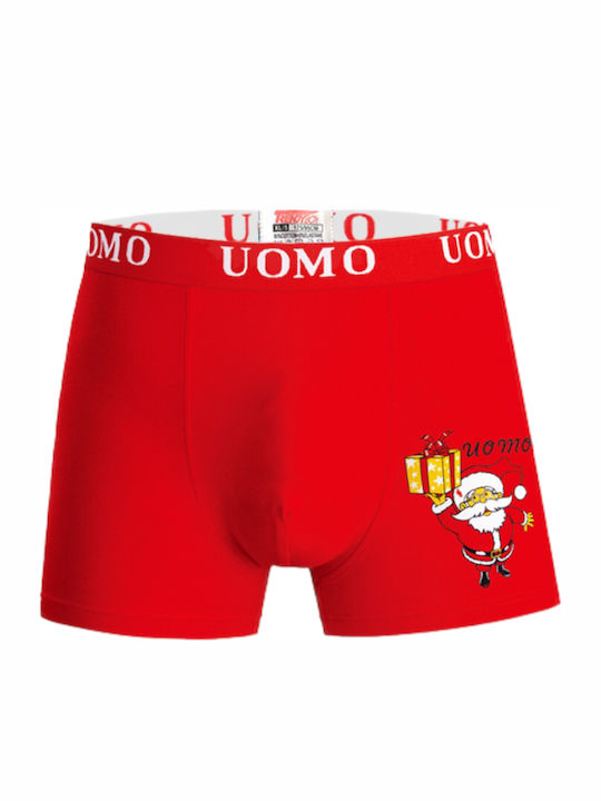 Men's Christmas Red Boxer - G5123