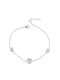 Bracelet Hearts White Silver 925