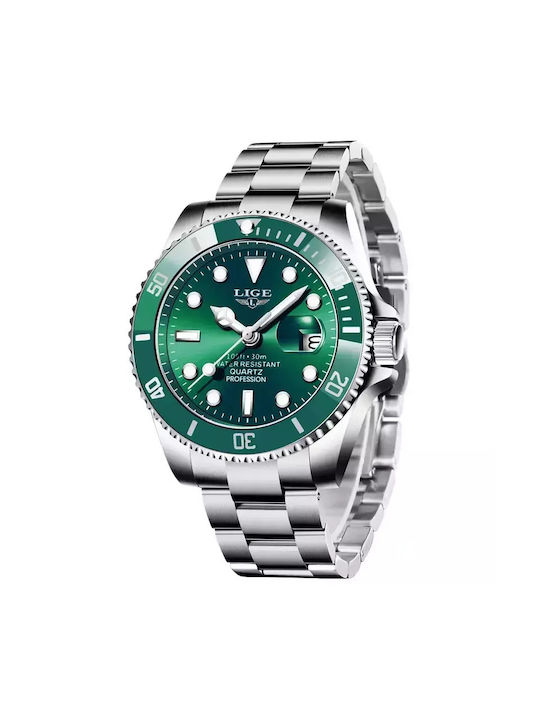 Lige 10045 Green Men's Watch