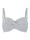 Strapless swimsuit for large breasts cup E, F, Panache Anya Stripe SW0893