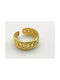 Steel Chain Ring Gold 1pc