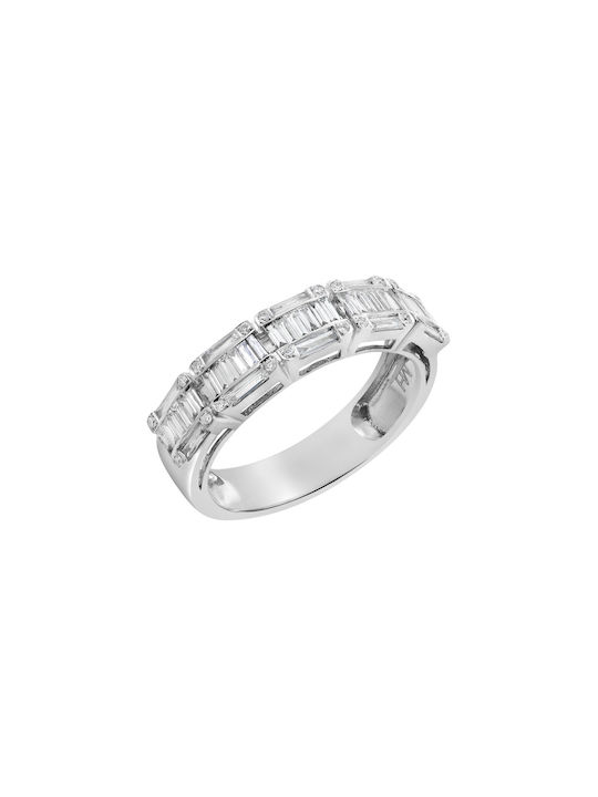 Ring Series Diamonds White Gold K18 P-72582 White Gold K18