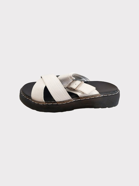 Women's slipper white color code 8281