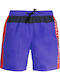 Men's Swimwear Shorts Blue with Patterns