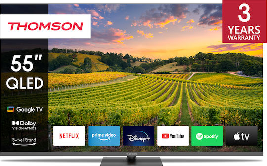 Thomson Smart Television 55" 4K UHD QLED 55QG5C14 HDR (2024)