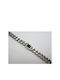 Steel Bracelet with Strass Silver 10cm 1 piece