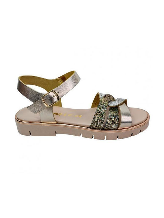 Sandale pentru copii Amica 3216-1 Grey Gold