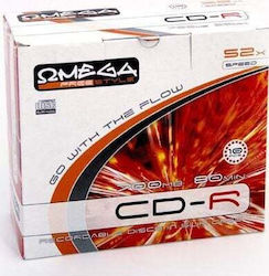 Omega Εγγράψιμα CD-R 700MB 10τμχ Omega Εγγράψιμα CD-R 700MB 10τμχ