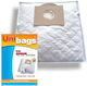 Unibags Microfiber Σακούλες Σκούπας 5τμχ Συμβατή με Σκούπα Philips / AEG / Bomann / Clatronic / Dirt Devil / Kalorik / LG / Nilfisk / Samsung