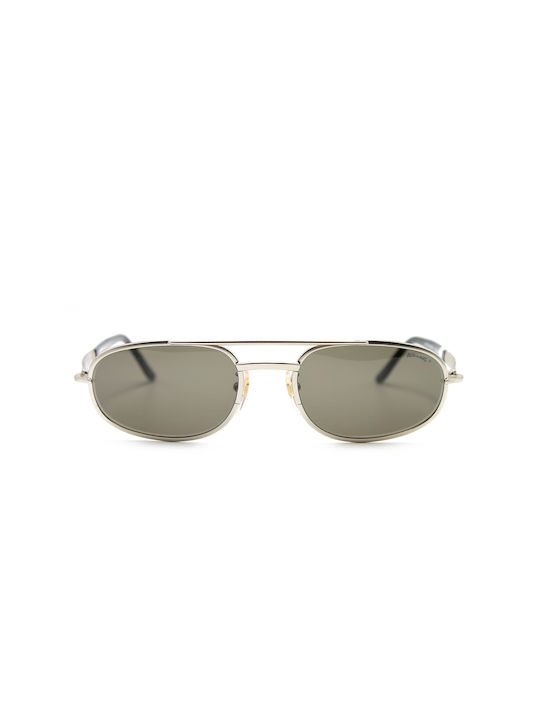 Rolling Sunglasses with Gold Metal Frame and Green Lens 766-647