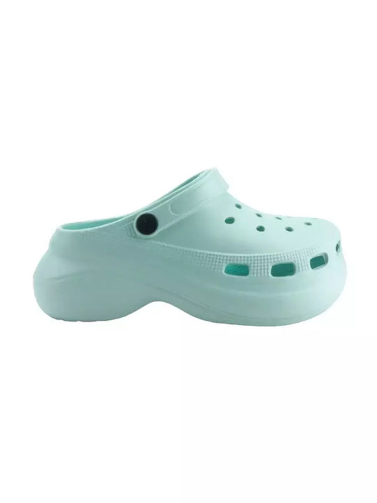 Adam's Shoes Γυναικεία Σαμπό Πράσινα