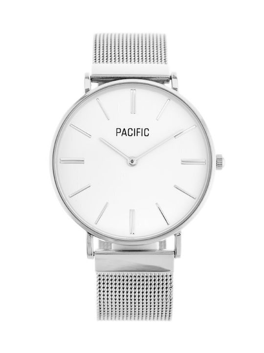 Pacific Uhr mit Silber Metallarmband