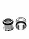 Flesh Tunnel Plug Surgical Steel Silver 12mm 1 piece