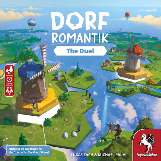 Επιτραπέζιο Παιχνίδι Dorfromantik Duel για 2 Παίκτες 8+ Ετών (EN) Pegasus Spiele